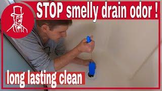 How to clean a smelly drain in shower or sink
