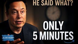 Elon Musk’s 5-Minute Rule: How I Get EVERYTHING Done — No Matter Your Age
