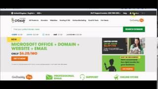 Setting up DNS(connecting) domain name (from Godaddy) to a web hosting (from Siteground)