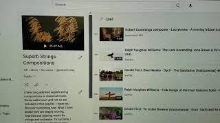 Jazz Rock Fusion & Synthesizer Music's Superb Strings Compositions playlist Delius Finzi Barber Part