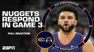Nuggets bounce back in a big way in Game 3 vs. Timberwolves [FULL REACTION] | SC with SVP