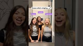 GUESS WHO’S SINGING!  | Triple Charm #Shorts