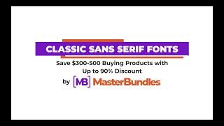 Top Classic Sans Serif Fonts - MasterBundles