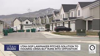 Utah lawmaker pitches idea to tackle housing crisis