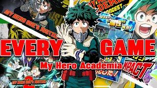 I Played Every Single My Hero Academia Game