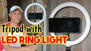 How to fix Tripod Stand with Ring light & phone holder and Light adjustment