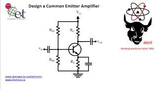 Design a Simple Common Emitter Amplifier