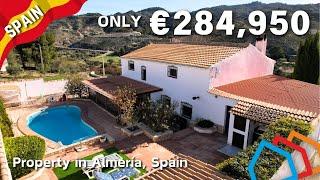 Country house for sale in Arboleas, Almeria, Spain | Cortijo Sierra | 8x4m pool and great views!