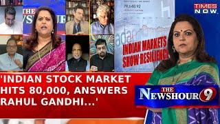 Anand Ranganathan: Indian Stock Market Hits 80,000, Answers Rahul Gandhi and Hindenburg...