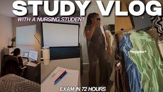 Study VlogHow To Study in Nursing School, Study Tips to ACE your exams, Study with me