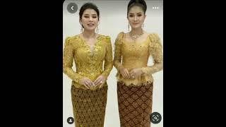 mode baju kebaya / brokat mini moderen