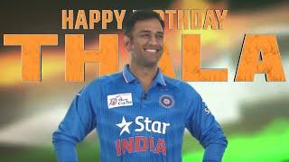 MSD Birthday Mashup 2023 | Dhoni Birthday Whatsapp Status| Manoj Maddy Edits