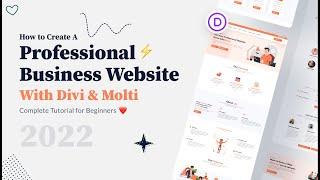 How to Create a Website with Divi Theme & Molti Child Theme 2023 | For Beginners