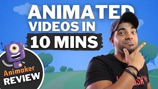 Animaker Review - How To Create Animated Videos Online