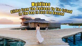 Is the top ranked slide island in Maldives fun？滑梯一秒入海，马尔代夫排名第一的滑梯岛好玩吗？| 曼食慢语