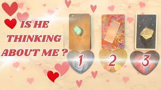 Pick a Card  Is He Thinking About Me Right Now?  LOVE Tarot Reading