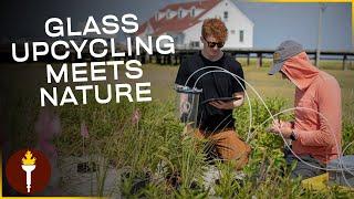 Upcycling Glass for Environmental Impact️