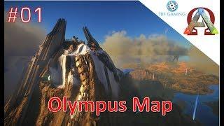 Olympus Map! New Season E01 - Ark Survival Evolved New playthrough - Ark Modding contest winner