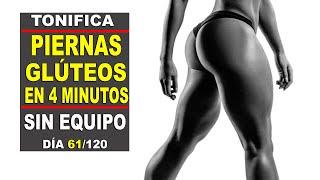 PIERNAS + TONIFICADAS EN 4 MINUTOS SIN EQUIPO/ RUTINA de PIERNAS EN CASA/Adryán Medellín