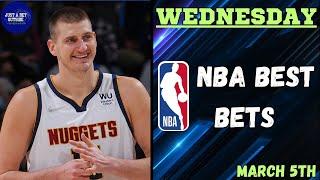 NBA Best Bets, Picks, & Predictions for Today, March 5th!