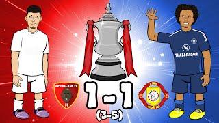 MAN UTD KNOCK OUT ARSENAL (FA Cup 3rd Round Goals Highlights 1-1 3-5 Penalties)