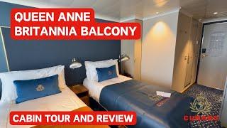 Cunard Queen Anne - Cabin Tour, Britannia Balcony Stateroom 8027