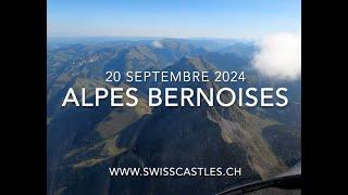 Un survol des Alpes bernoises (20 septembre 2024)