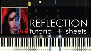 Mulan - Reflection - Piano Tutorial + Sheet Music