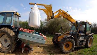 MORE FERTILISER GOING ON - - FATHER & SON FARMING TEAM!