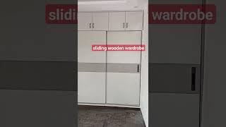 Wooden Wardrobe With Sliding Door  Modular Sliding Wardrobe 