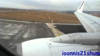 Ryanair EPIC takeoff from Thessaloniki Makedonia airport (AMAZING ENGINE SOUND)