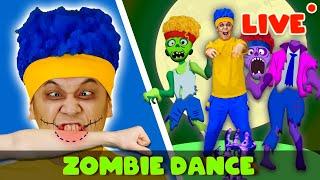 LIVE - D Billions Most Popular Halloween Songs for Kids - Zombie Dance With DB Heroes, Mummy Stories