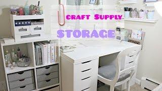 How I Store My Craft Supplies | Stickers, Washi, and More!