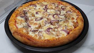 You will never buy pizza again after this video! Homemade pizza, quick dough in 10 minutes