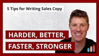 5 Tips for Writing Better Sales Copy, Faster