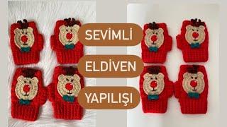 ÇOK SEVİMLİ ELDİVEN YAPIMI/ Üzerine İstediğiniz Motifi Dikin #crochet #eldivenyapımı #challenge #diy