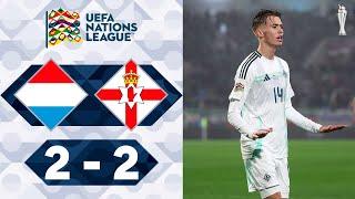 Isaac Price Goal | Luxembourg vs Northern Ireland 2-2 Highlights | UEFA Nations League 2024