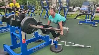 СТАНОВАЯ ТЯГА В КЛАССИКЕ НА ТРЕНАЖЕРЕ Street Barbell