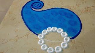 Simple Rangoli Designs | Rangoli Kolam | Rangoli Colours | Relaxing | Satisfying | Festival Rangoli