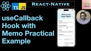 useCallback Hook with useMemo Hook in React-Native ?