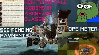 How to install Addons in Archeage Classic