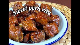 ASIAN STYLE SWEET PORK RIBS  |  EASY PORK RIBS RECIPE