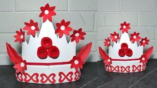 How To Make Paper Hat Tutorial - Making a Crown