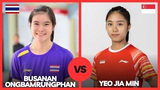 Busanan Ongbamrungphan(THA) vs Yeo Jia Min(SGP) Badminton Match Highlights | Revisit Hylo Open 2021