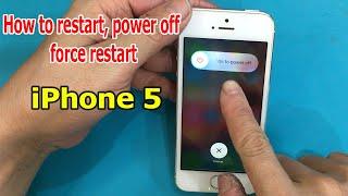 How to restart, power off, force restart iPhone 5