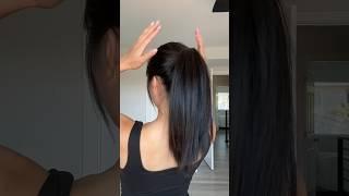 The only ponytail hack that worked on me #ponytailstyles #ponytailhack #ponytailhairstyles