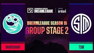 Dota2 - beastcoast vs TSM - Game 1 - DreamLeague Season 19 - Group Stage 2