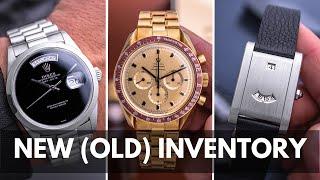 New (Old) Inventory: HISTORIC Speedy, Vintage Rolex and Genta Grails!