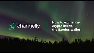 How to exchange crypto inside the Exodus wallet