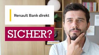 Ist die Renault Bank Direkt sicher? | Kritische Anleger